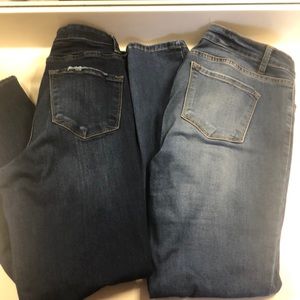 2 pairs of KanCan jeans